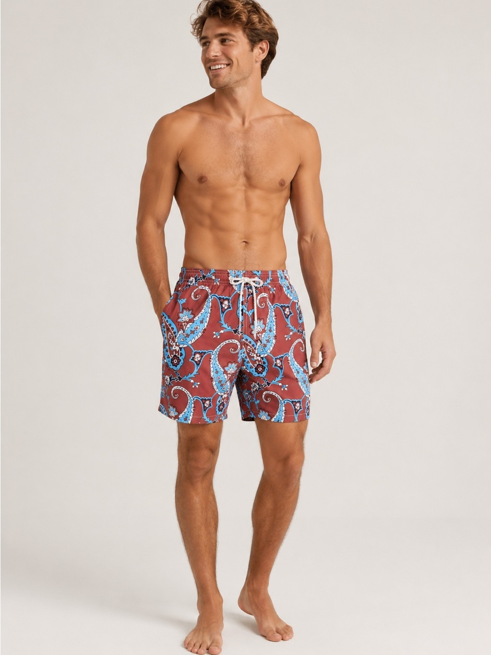MC2 Saint Barth Lighting Indie Vibe print swim shorts linen